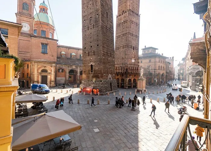 公寓 Asinelli Suite, Privilegiata Vista Sulle Due Torri *