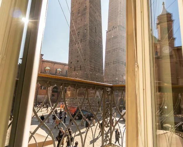 公寓 Asinelli Suite, Privilegiata Vista Sulle Due Torri *